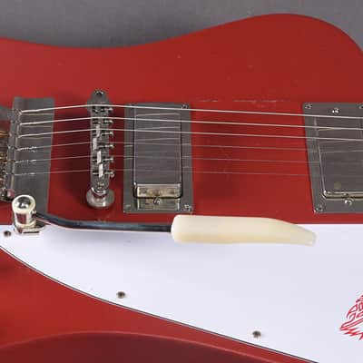 Gibson Firebird V 1963 Maestro Cardinal Red Light Aged image 11