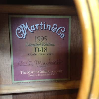 Martin Golden Era Limited Edition 1995 image 6