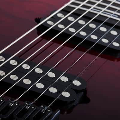 Schecter Reaper-7 Elite Multiscale Blood Burst image 9