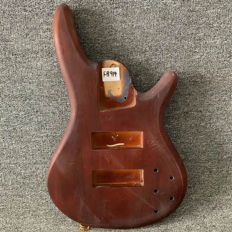 Unfinished Mahogany Jazz Bass Style Body for 4 or 5 String Build image 1