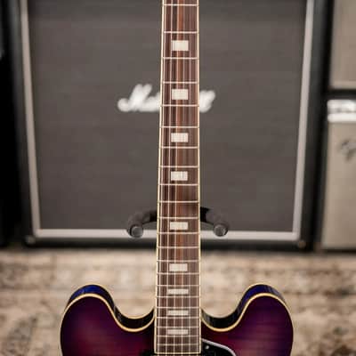 Epiphone ES-335 Figured Semi-hollow Electric Guitar - Blueberry Burst image 5