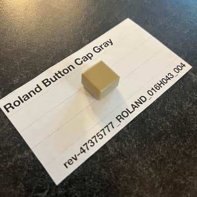 ORIGINAL Roland Gray Button Cap (016H043) for Juno-60, JSQ-60, MSQ-100, EP-6060, EP-11, etc
