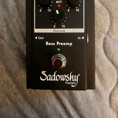 Sadowsky SBP-2 V2 Bass Preamp 2021 - Present - Black image 2