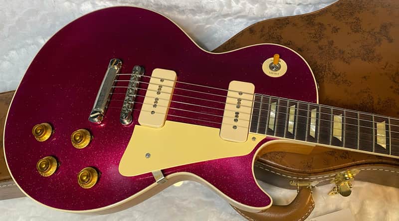 NEW ! Gibson Custom Shop Murphy Lab '56 Les Paul - All Pink Sparkle Reissue - Ultra Light Aged - 8.5 lbs - Authorized Dealer - G05152 image 1
