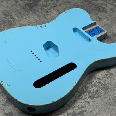 Real Life Relics Tele® Telecaster® Body Double Bound Aged Sonic Blue image 3