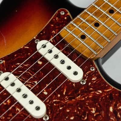 Fender Custom Shop Vintage Custom 56 Strat 3TSB Relic - 3 Tone Sunburst image 14