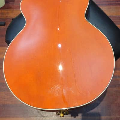 Gretsch G6120 Chet Atkins MIJ Made in Japan Hollow Body Electric with Hardshell case 2012 - Orange image 12