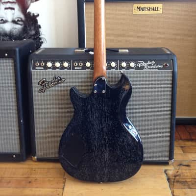 Godin Richmond Belmont Electric Guitar Black Transparent image 5