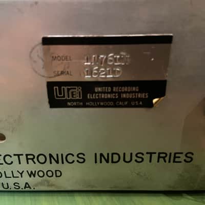 Urei Universal Audio 1176LN Rev. D Limiting Amplifier 1970s - Black Panel image 8