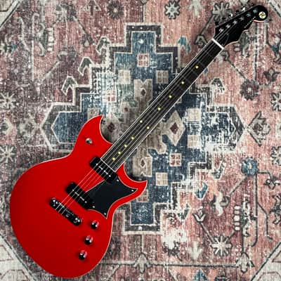 Reverend Reeves Gabrels Dirtbike Royale Royale Red Electric Guitar W/ Original Box & Case Candy! image 3