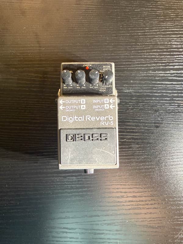 Boss RV-5 Digital Reverb (Dark Gray Label) 2002 - 2015 - Grey | Reverb