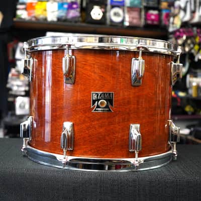 1985 Tama/Japan Superstar Series Rare 14" Birch Shell Tom - Super Mahogany Lacquer 10x14'' Tom image 1