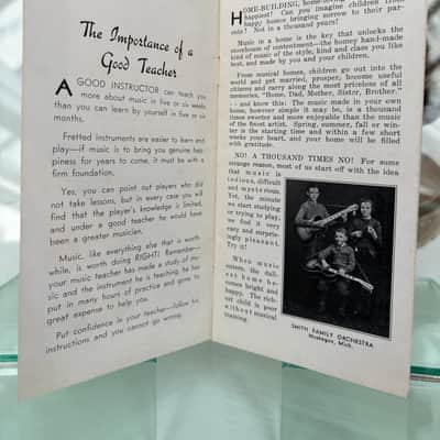 1930’s Gibson “What do you want to do?” Booklet Rare brochure Catalog Collector case Candy vintage pre war Roy Smeck Gene Autry Script image 2