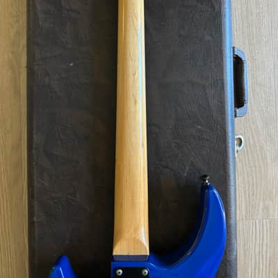 1986 Guild Pilot Bass Guitar SB-604 Blue Active EMGS W/OHSC image 13