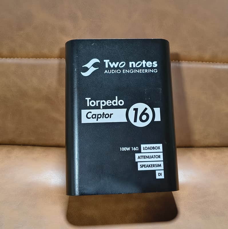 Two Notes Torpedo Captor Loadbox / Attenuator / DI - 16 Ohm 2010s - Black image 1