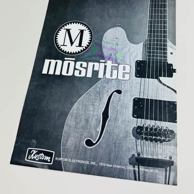 Mosrite Suggested Retail Price List Flyer 1972 image 1