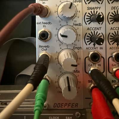 Doepfer A-199 SPRV Spring Reverb 2010s - Silver (with angled tank cables) image 2