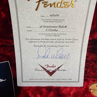 Fender Custom Shop Dale Wilson Masterbuilt 58 Strat Heavy Relic Choc Sunburst image 18