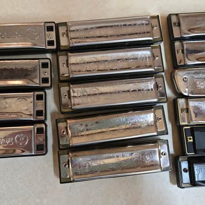 Harmonica LOT of 15~Hohner, Lee Oskar, Blues Harp image 7