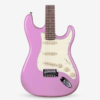 SQOE SEST200 Stratocaster Body SSS Vintage Electric Guitar ( SEST / SEST-200 / ST / ST-200 ) Pink image 2