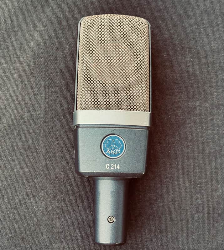 AKG C214 late 90s - Matte gray blue image 1