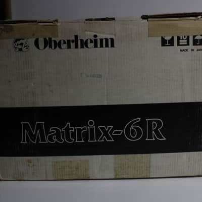 Oberheim Matrix 6R Rackmount 6-Voice Synthesizer 1986 - Black, Used, In Box image 7