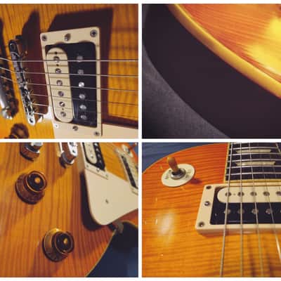 Edwards by ESP E-LP 135 ALS/RE - Single Cut laquer relic Lemon Burst image 8