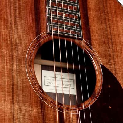 Santa Cruz OOO Custom Sinker Redwood / Indian Rosewood with Upgraded Snakewood Appointments #6107 image 12