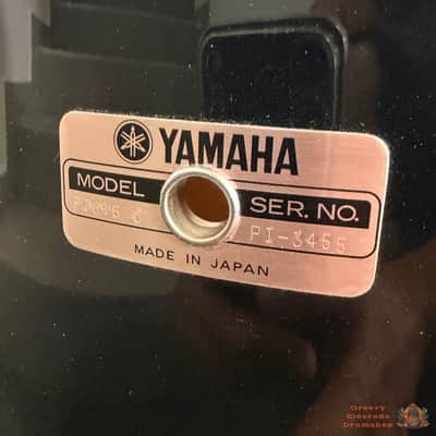 Yamaha 8000 Tour Custom 22,12,13,16 Drum Kit 1989 - Solid Black image 11