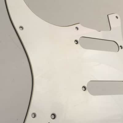 Vintage Spec Fender Old Style Guitar Lefty Strat Pickguard 3-ply Aged Relic 62RI image 9
