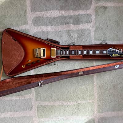 Ibanez X-Series RR550SC "Rocket Roll" 1983 - Flamed Maple Sunburst image 3