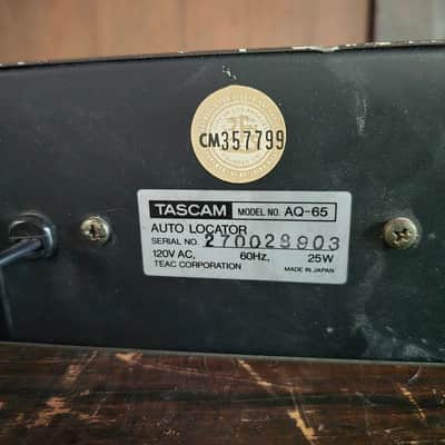TASCAM AQ-65 Autolocator for MS-16, ATR-60, 40 & 50 Series, 388, Fully Tested image 5