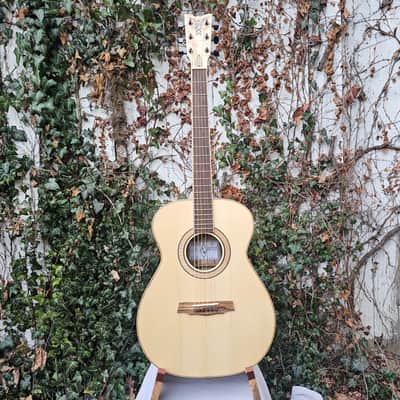 Wilhelm Guitars Black Limba, German Spruce OM Acoustic Guitar image 3