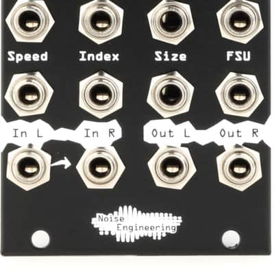 Noise Engineering Desmodus Versio Stereo Reverb Generator Eurorack Module - Black image 1