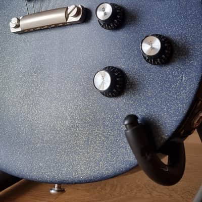Gibson Les Paul Studio 100th Blue Sparkle custom paint image 8