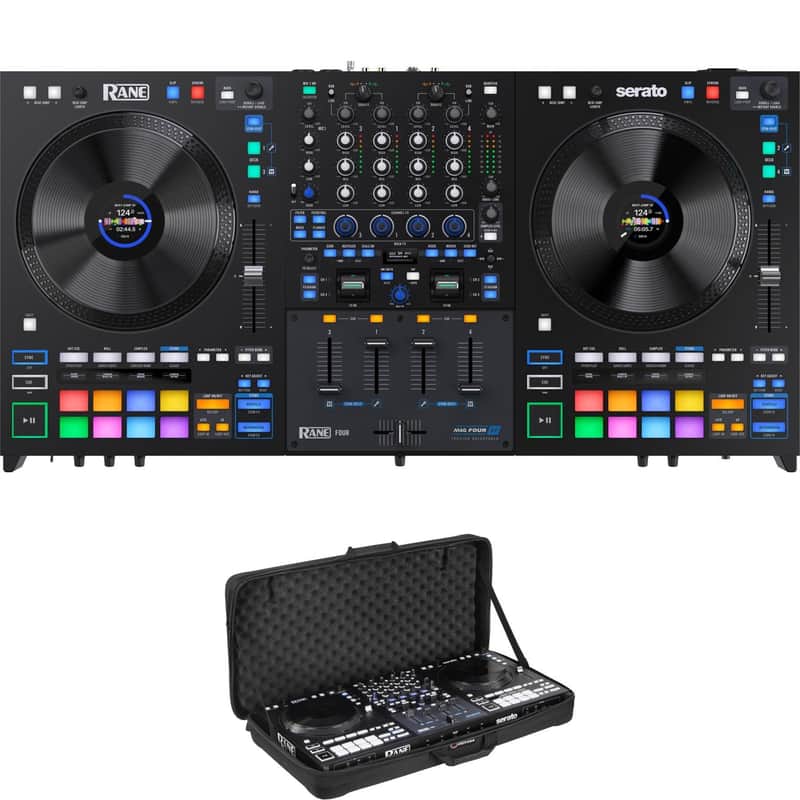 Rane Four 4-channel DJ Controller and Odyssey Molded Soft Case image 1