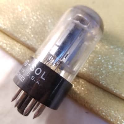 Tung-Sol 6SN7GTB tNOS AT1000 TESTED Balanced! PI Vacuum Tube T8 rare medium glass dual triode 1962 image 9