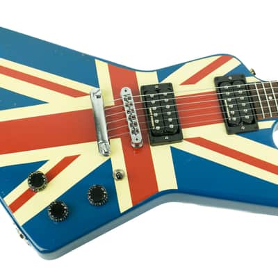 1984 Gibson Designer Series Union Jack Explorer British Flag image 2