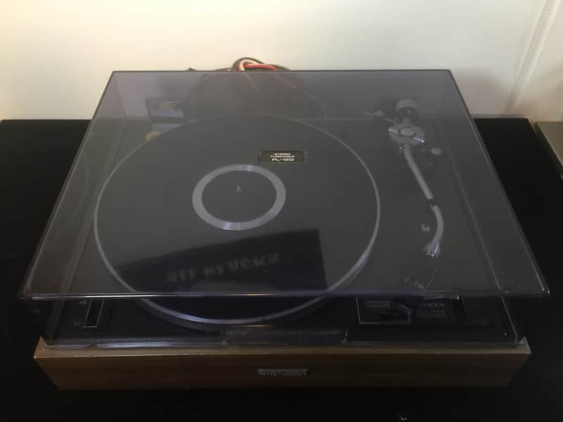 Pioneer PL-120 Vintage Wood Base 2 speed manual belt drive turntable phonograph record player image 1
