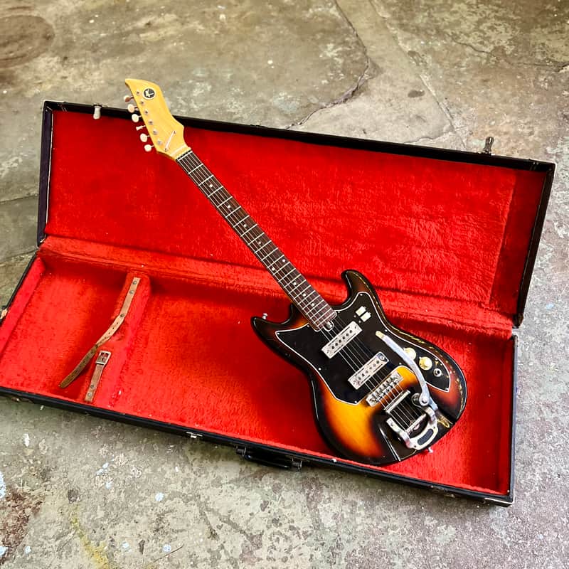 Kay ET-200 electric guitar 1960's - Teisco bizarre MIJ Japan