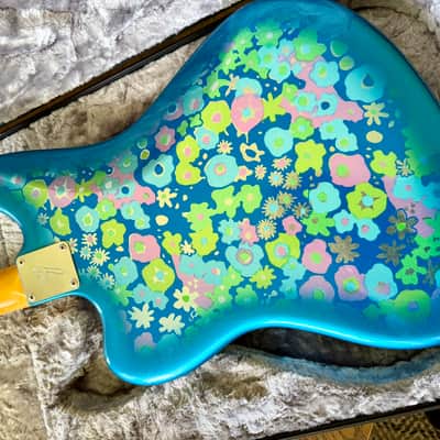 Fender MIJ Traditional '60s Jazzmaster 2018 - 2020 - Blue Flower image 3