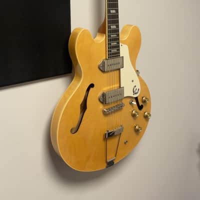Used Epiphone Casino Hollowbody Electric Guitar Blond image 2