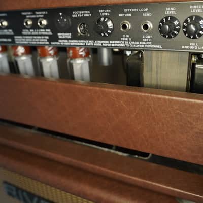 Rivera Rivera Sedona Tube Head + Dual Matching Sedona EX Extension Cabinets (Full Stack) – Loaded with JBL Drivers 2010 - Brown Rolex image 8