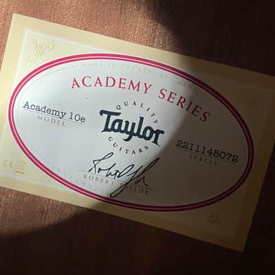 NEW! Taylor Academy 10e Acoustic-Electric Guitar - Natural - 4.1lbs - Authorized Dealer - G06265 image 3