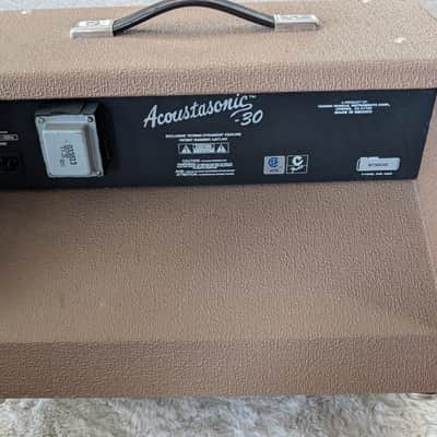 Fender Acoustasonic 30 Watt Combo Acoustic Guitar Amplifier, Dual Inputs - USED image 5