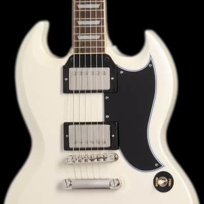 Epiphone 1961 Les Paul SG Standard Aged Classic White With Case image 3