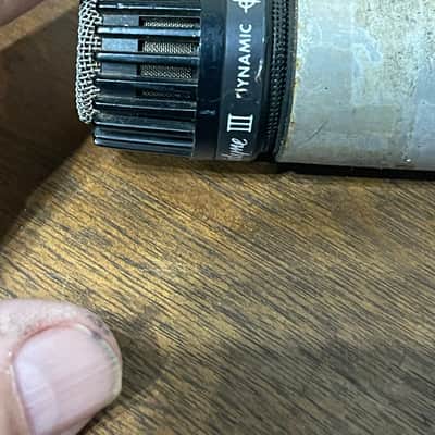 Shure SM57 Vintage 1960’s Silver Gray image 7