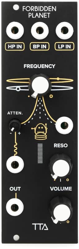Tiptop Audio Forbidden Planet Analog Filter Module - Black image 1
