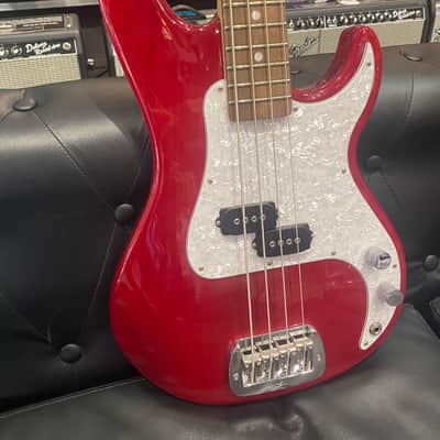 G&L Fullerton SB1 40 Aniversario Bajo Eléctrico Crimson Red image 2
