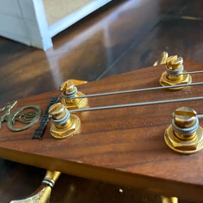 ​Alembic Rogue 4-String Bass 1996 – Claro Walnut Top / Mahogany Core – Active "Q" Electronics w/ Hardshell Case image 2